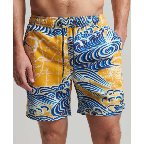 Superdry Ανδρικό μαγιό Vintage Hawaiian Swim Shorts